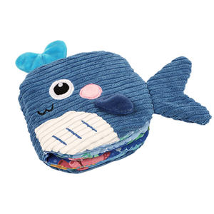 <span class=keywords><strong>Libro</strong></span> Sensoriale Interattivo in Stoffa per Neonati 0-12 Mesi, <span class=keywords><strong>Libro</strong></span> con Coda di Animale 3D, <span class=keywords><strong>Libro</strong></span> Attività con Suoni - Product Image 1