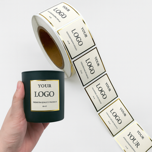 <strong>Custom</strong> Logo <strong>Label</strong> Design for Cosmetic Brand Business Glossy Vinyl Sticker Paper Printing Packaging <strong>Labels</strong> for Skincare <strong>Products</strong> - Product Image 2