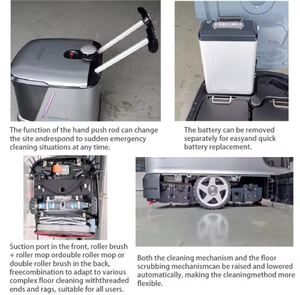 Robot de Limpieza Industrial Autónomo para Pisos, con Función de Barrido y Fregado, Navegación Lidar, Control por Aplicación, Resistente al Agua, para Uso Comercial - Product Image 5