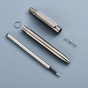 Business Creative Stationery Metal Push Button <b>Pens</b> Customizable Logo Engraving Promotional Event Conference Advertising <b>Pens</b> - Product Image 2