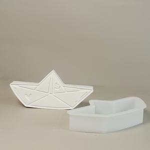 Moldes de Silicona Ecológicos Hechos a Mano para Almacenamiento de Arte, Estilo S1501, Adornos Decorativos de Veleros, Herramientas para Pasteles - Product Image 1