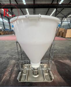 Attrezzatura per Allevamento Suini, Nuovi Mangiatoie Automatiche in PVC Regolabili per Suini in Svezzamento - Product Image 5