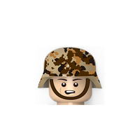 Mini-blocs militaires de la Seconde Guerre mondiale, figurines de soldats, accessoires, casque, briques de construction