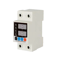 Stabilisateur de tension réglable SEKURO pour rail DIN, protection contre les surtensions et les sous-tensions, protection contre les surintensités, cuivre, 63A
