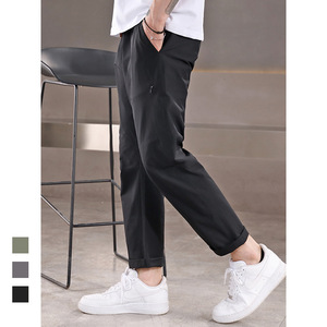 <span class=keywords><strong>Pantalon</strong></span> de randonnée décontracté pour homme, léger, imperméable, coupe-vent, séchage rapide, en Spandex/Nylon, taille élastique droite - Product Image 4