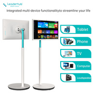 Televisor Inteligente Android 13 de 27 Pulgadas con Pantalla Táctil Interactiva FHD y Cámara para Interacción Familiar y Colaboración Remota