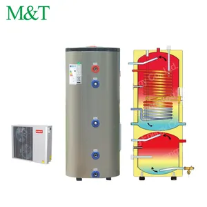 ASME Certificate Carbon Neutrality 2-1 Unit Split Heat Pump Water Heaters Storage Electric Water Heaters Water Tank
