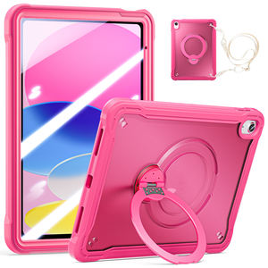 เคส TPU สำหรับแท็บเล็ต iPad รุ่นที่ 10 ปี 2022 ขนาด 10.9/11 นิ้ว ชิป A16 ปี 2025 <span class=keywords><strong>ด</strong></span>ีไซน์แข็งแรงทนทาน พร้อมฟิล์มกันรอยหน้าจอแบบกระจก - Product Image 2