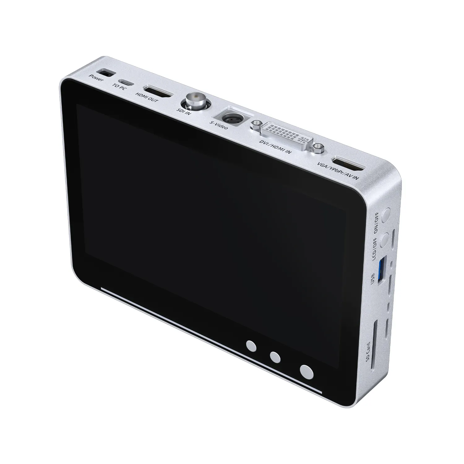 กล้องบันทึกวิดีโอ UR550แบบสแตนด์อโลนอุปกรณ์บันทึกวิดีโอ SDI VGA DVI HDMI YPbPr RCA กล้องบันทึกกล่องจับภาพ4K