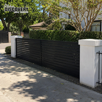 Panneaux de clôture en aluminium thermolaqué sur mesure pour la sécurité des jardins extérieurs
