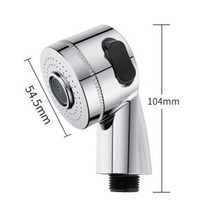 Pommeau de Douche Filtrant Portable en ABS Durable, Facile d'Entretien, Haute Pression, Idéal pour Projets d'Appartements en Location