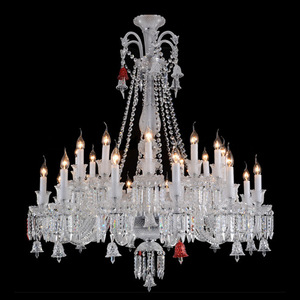 Candelabro decorativo grande de cristal de lujo europeo, iluminación colgante, lámpara colgante de cristal Led - Product Image 2