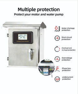 Contrôleur <span class=keywords><strong>de</strong></span> <span class=keywords><strong>pompe</strong></span> <span class=keywords><strong>à</strong></span> <span class=keywords><strong>eau</strong></span> intelligent 22KW/380VAC certifié CE, basse <span class=keywords><strong>pression</strong></span>, garantie 2 ans, installation facile, pour <span class=keywords><strong>pompe</strong></span> domestique - Product Image 2