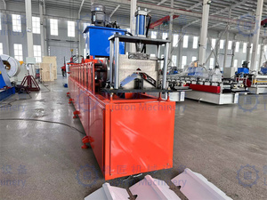 Machine de formage à froid automatique pour pignon de toit métallique de type 400 avec système PLC pour la fabrication de tuiles de toit vitrifiées - Product Image 3