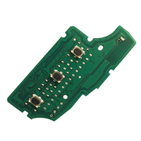Carte de circuit imprimé de clé à distance rabattable 2/3 boutons 433 MHz PCF7961M puce 4A pour Renault Dacia Logan 2 Logan II 2018-2020