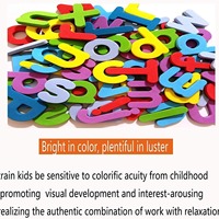 Kit de lettres de l'alphabet en résine colorée, tableau durable et imperméable, jouet éducatif pour les tout-petits d'âge préscolaire, apprentissage de l'orthographe et des formes
