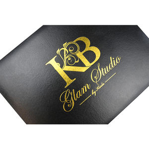 Carpeta A4 con Logotipo Personalizado en Dorado, Porta Diplomas <span class=keywords><strong>de</strong></span> Cuero Negro para Graduación - Product Image 5
