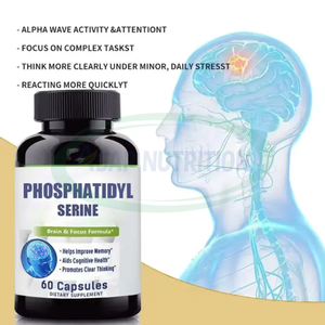 Capsule cérébrale de phosphatidylsérine Alpha de marque privée complète les capsules de phosphatidylsérine 500mg - Product Image 2