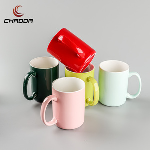 Gốm Sứ Cốc Cà Phê Và Đĩa Đặt Màu Sứ Cốc Biểu Tượng Tùy Chỉnh Với Muỗng Và Dòng Vàng Với Chất Lượng Cao - Product Image 5