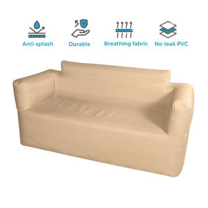 Sofá Inflable Portátil Moderno de Dos Plazas, Plegable, con Bomba Eléctrica Integrada, para Dormitorio, Sala de Estar, Camping, Parque - Product Image 4