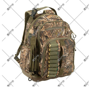 Sac à dos de chasse camouflage personnalisé avec porte-cartouches, sport de plein air, polyester imperméable, unisexe - Product Image 1