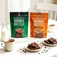 Sachet Doypack Personnalisé Refermable en Plastique Haute Barrière Anti-humidité pour Emballage de Brownies, Brittle, Chocolats et Snacks Croustillants