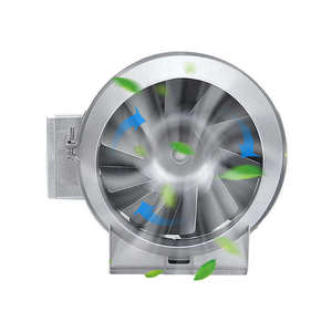 Ventilateur de conduit en ligne à pales en plastique silencieuses de 4 pouces <span class=keywords><strong>Extracteur</strong></span> <span class=keywords><strong>d</strong></span>'<span class=keywords><strong>air</strong></span> Moteur en cuivre à haute vitesse Économie <span class=keywords><strong>d</strong></span>'énergie <span class=keywords><strong>D</strong></span>ébit mixte Personnalisable OEM - Product Image 4