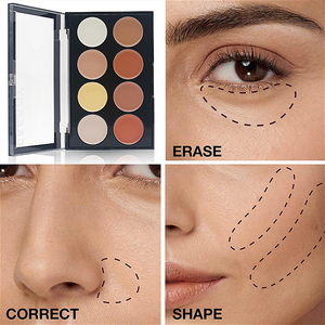 Высококачественная палитра консилера для контуринга фирменной торговой марки, не подверженной жестокости, для веганов - Product Image 3