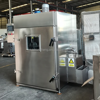 Fumoir industriel électrique/à gaz commercial pour viande/poisson, machine à fumer et sécher les saucisses, le porc, le bœuf, le saumon, le tofu