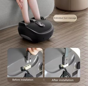 Massaggiatore per <span class=keywords><strong>Gambe</strong></span> e Piedi a Compressione d'Aria Ricaricabile Senza Fili 510K con Telecomando Portatile - Product Image 6