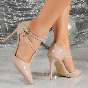 Zapatos de Tacón Alto con Punta Puntiaguda de Diseño Personalizado OEM, Sandalias para Mujer, Zapatos de Tacón Alto de Lujo para Damas - Product Image 4