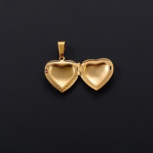 Colgantes de Corazón de Zirconia con Medallón Abrible para Fotos, Marco de Fotos de Acero Inoxidable, Collar de Recuerdo de Amor, Joyería Creativa - Product Image 6