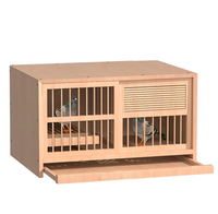 Cage modulaire commerciale pour pigeons toutes saisons Maison de luxe en bois pour oiseaux pour l'élevage de pigeons Accessoire de maison pour animaux de compagnie de qualité supérieure