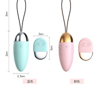 Kabelloser Ferngesteuerter Vibrierender Ei-Vibrator für Weibliche Masturbation mit Frequenzumstellung