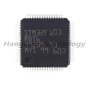 ไมโครคอนโทรลเลอร์ STM32F103 32 บิต LQFP64 STM32F103RBT6 สำหรับชิปไอซี - Product Image 2