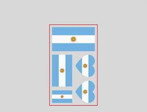 Argentina Temporary Tattoos Themed Birthday Party Decorations Supplies Tattoo Stickers Boys Girls Classroom School Prizes