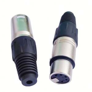 Aureate fournit des connecteurs XLR pour montage sur panneau, connecteur mini XLR femelle 4 broches, connecteur XLR 5 broches, connecteur audio-vidéo XLR mâle 3 broches. - Product Image 3