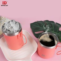 En acier inoxydable isolé sous vide tasse à café personnalisée à triple paroi flacons à vide