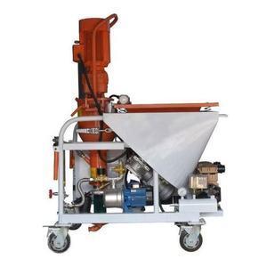 NoBoWan 380V Mesin Semprot <span class=keywords><strong>Mortar</strong></span> Gypsum Handal dengan Motor Pompa, <span class=keywords><strong>Hopper</strong></span> 115L, Pengangkutan Vertikal 20m/Horizontal 40m, Daya 5.5kW - Product Image 5