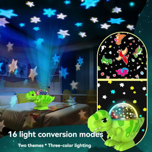 Lámpara de Noche Infantil Proyector de Dinosaurios de Plástico con Rotación de 360 Grados para Techo y Juguetes de Animales que Gatean - Product Image 6