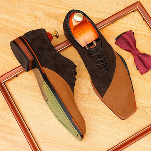 Zapatos casuales de cuero de alta gama para hombre, zapatos de cuero genuino para hombre, zapatos deportivos de cuero de moda, zapatos de negocios y elegantes - Product Image 1