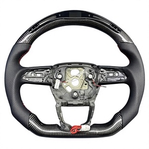 Volant sport en fibre de carbone véritable style S <span class=keywords><strong>Line</strong></span> pour Audi Q5 80A 2018-2024 Vente en gros Livraison rapide - Product Image 4