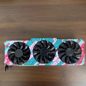 RTX3080 ทริปเปิลแฟน คัลเลอร์ฟูล กราฟฟิตี้ เชลล์ 12GB GDDR6 การ์ดจอแยกสำหรับเดสก์ท็อป เหมาะสำหรับเล่นเกม ตัดต่อวิดีโอ และงาน AI - Product Image 1