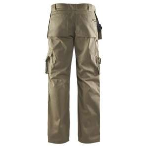 Blaklader กางเกงช่างฝีมือ153018602400D120พร้อมตะเข็บสามเข็มกางเกงทำงาน7330509199329สีกากี - Product Image 3