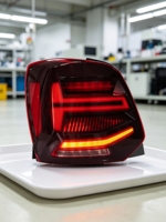 Voll-LED-Rückleuchten Großhandel Heckleuchten-Set 2009-2018 Mit Sequentiellem Blinker Auto-Rücklicht für VW Polo Mk5
