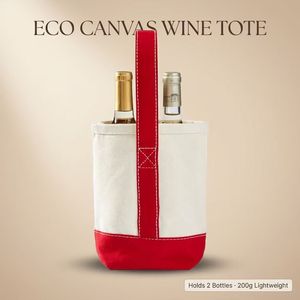 Mochila de Lona Ecológica y Moderna para 2 Botellas de <span class=keywords><strong>Vino</strong></span>, para Picnic en la Playa, <span class=keywords><strong>Estuche</strong></span> Portátil para Llevar Botellas de <span class=keywords><strong>Vino</strong></span>, para Regalo - Product Image 5