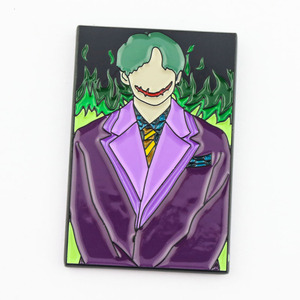 Campione gratuito personalizzato Glitter morbido smalto duro distintivo in metallo dorato Logo Kpop simpatico animale spilla da bavero - Product Image 5