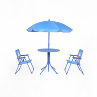 Table de parasol moderne et portable pour patio extérieur, mobilier de jardin pour la plage, design pliable en métal