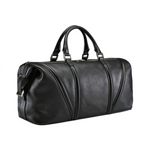Black Genuine Leather Classic Modern Korean Waterproof Shockproof Crossbody Sling Laptop Daily Travel Bag <b>Large</b> Capacity - Product Image 2