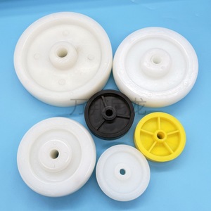 Ruedas de Plástico Boleter de 3, 5 y 6 Pulgadas, Blancas, Negras y Amarillas, de Nailon y Polipropileno para Uso Industrial - Product Image 1